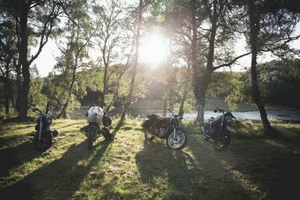 bikerBnB Motorcycle Road trip Woods