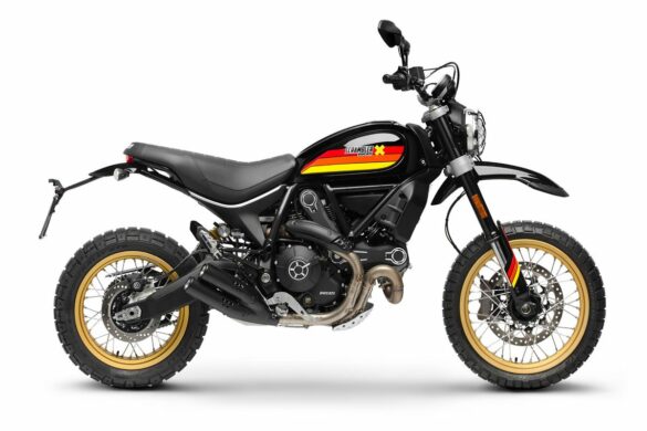 DUCATI SCRAMBLER DESERT SLED Black Edition Right Side Detail