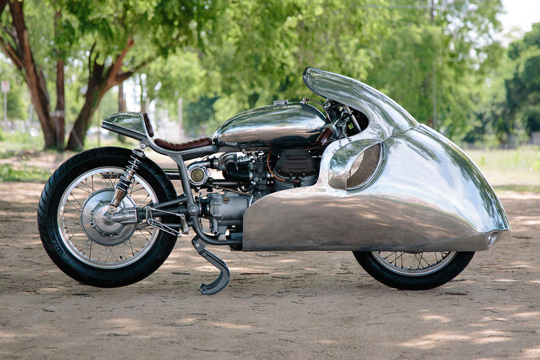 1969 Moto-Guzzi Ambassador 'Dustbin Racer'