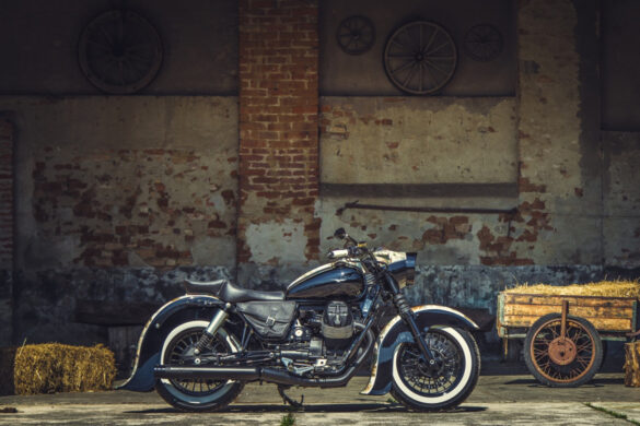 Moto Guzzi V9 Bobber Custom, 'Vecchio Conio' by Rustom