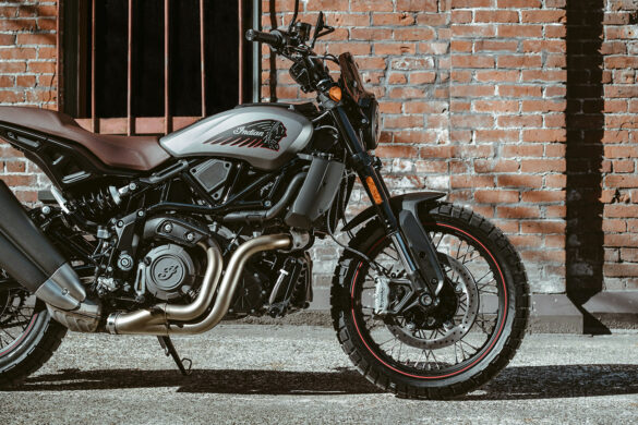 Indian Motorcycle FTR Rally Brickwork Backdrop