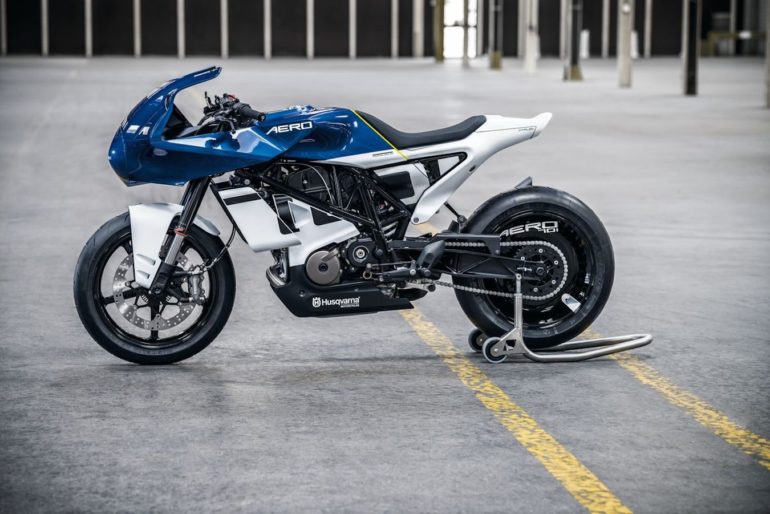 Left side shot of Husqvarna Aero Concept