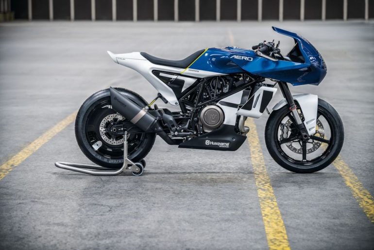 Right-hand side shot Husqvarna Aero Concept