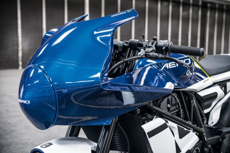 Close-up of front fairing - Vitpilen 701 Aero Concept