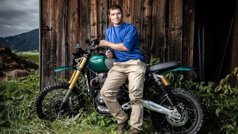 triumph scrambler guy martin
