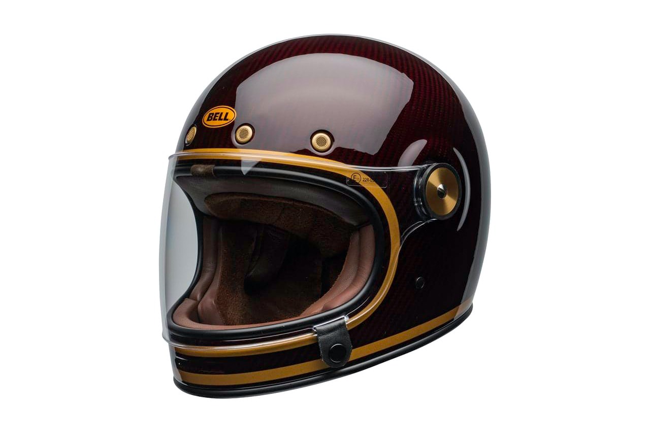 Bell Bullitt Helmet Transcend Gloss Carbon Candy Red Gold