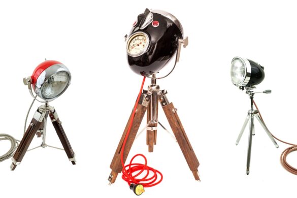 The Modern Weld Vintage Motorcycle Headlamp Lighting