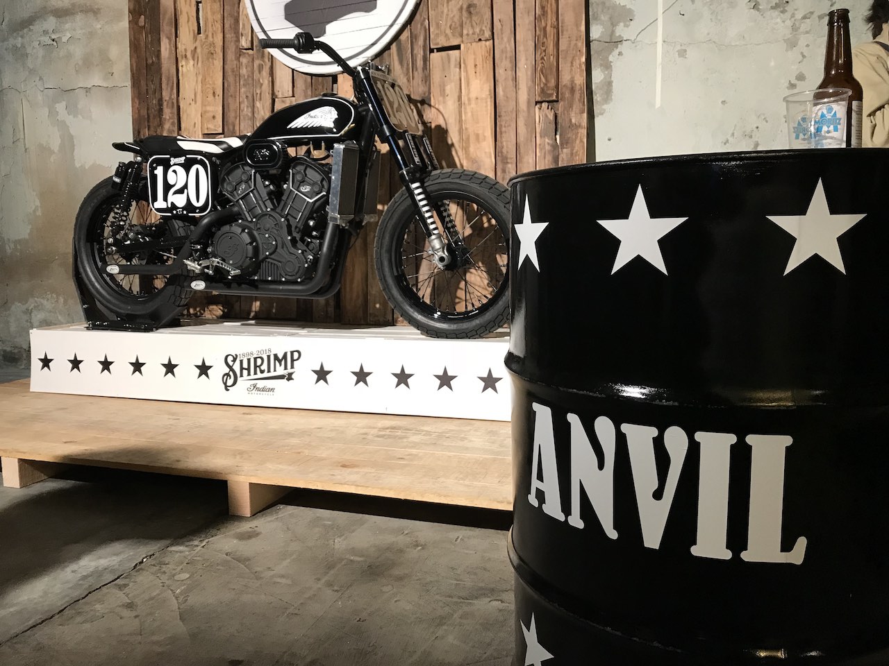 Anvil Motociclette Scout Sixty, Shrimp - Nostalgic Flat Tracker