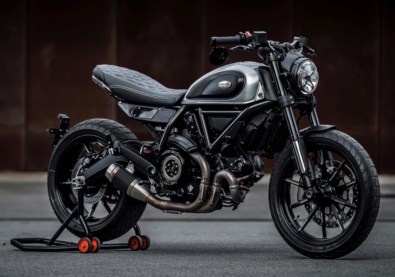 Ducati Scrambler Custom Outsider by Nick Tansley