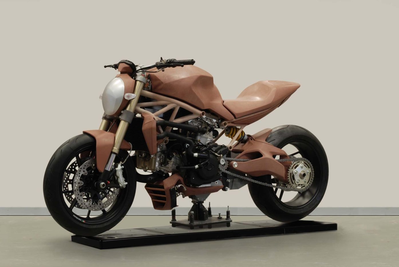 Clay concept model, Ducati Monster 2007