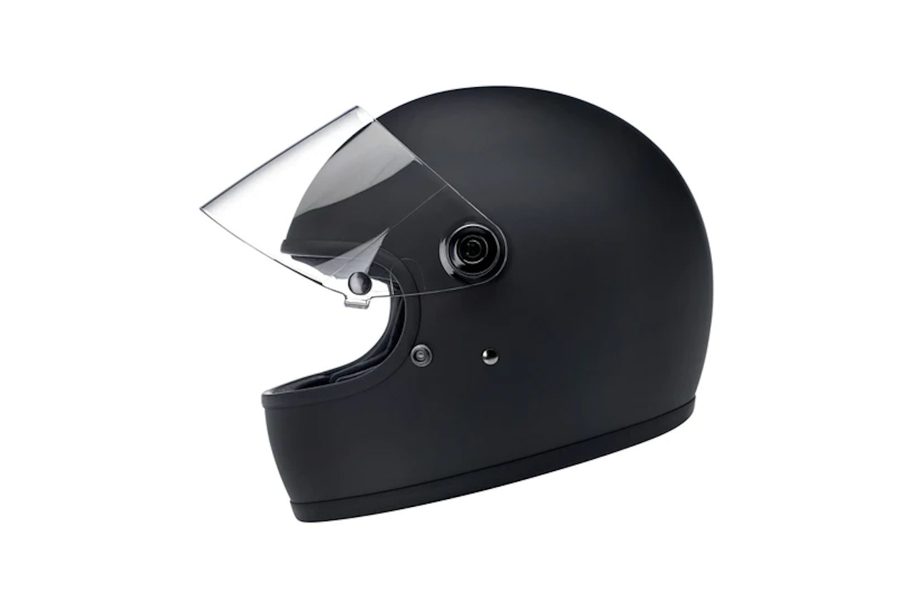 Biltwell Gringo S Black Motorcycle Helmet