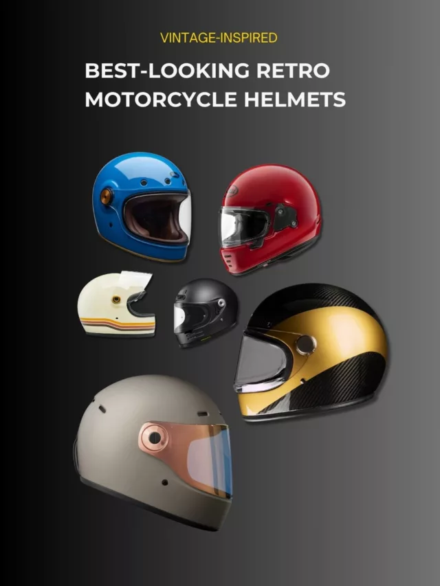 Best-Looking Retro Motorcycle Helmets [Descending Order]