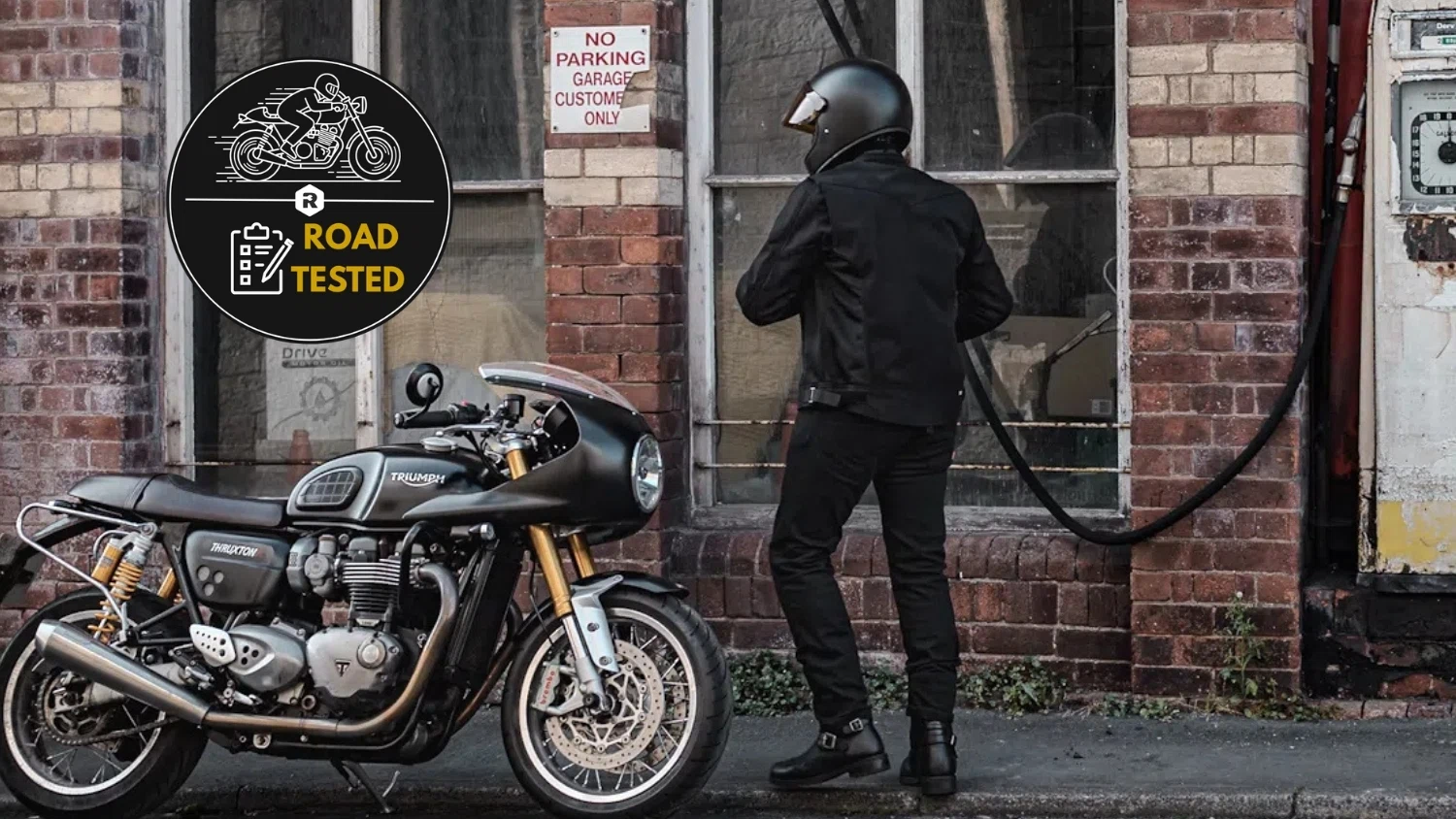 Rider wearing Pando Moto Air Tate Jacket Review