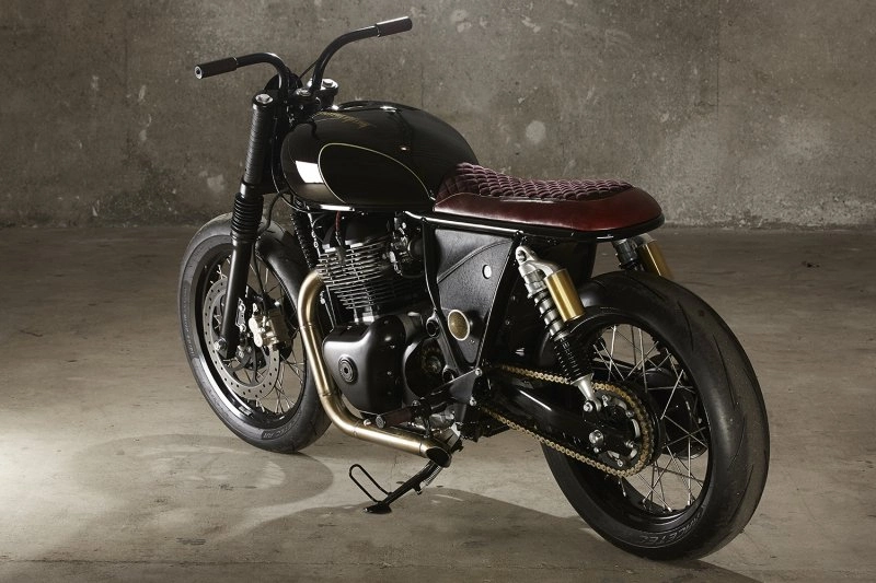 Old Empire Motorcycles x Royal Enfield: The Seriously Stripped-Back Interceptor 650 Custom 1 Old Empire Motorcycles - Interceptor - Royal Enfield 650 - rear