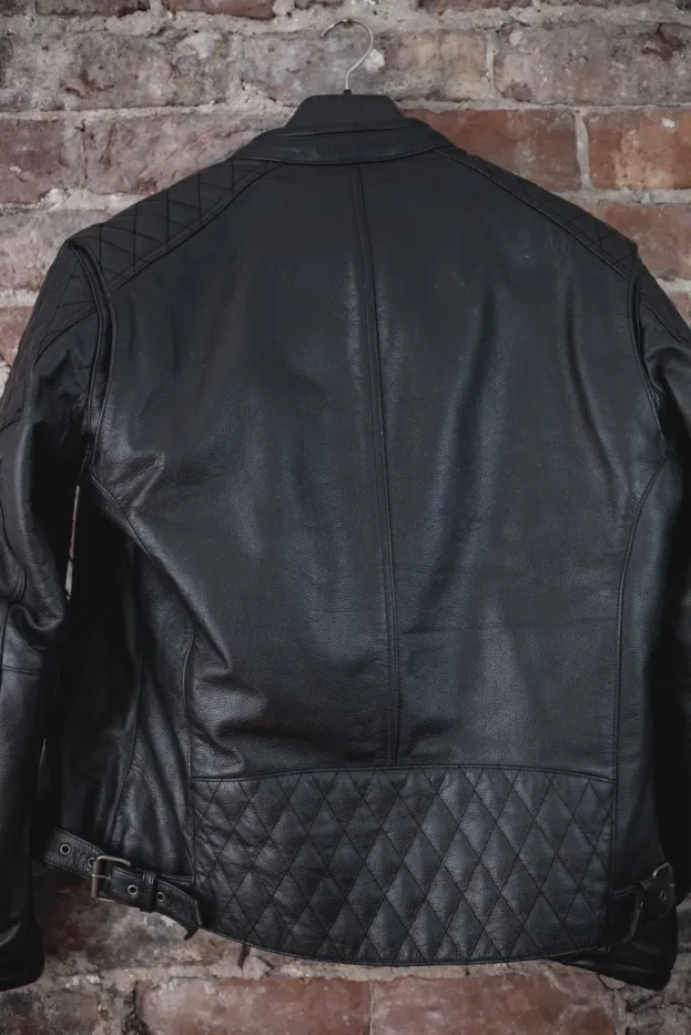 Pando Moto Twin Leather Jacket Review - Road Tested over 620 miles: Looks and Excellent Performance 16 Rear view of Pando Moto Twin Leather