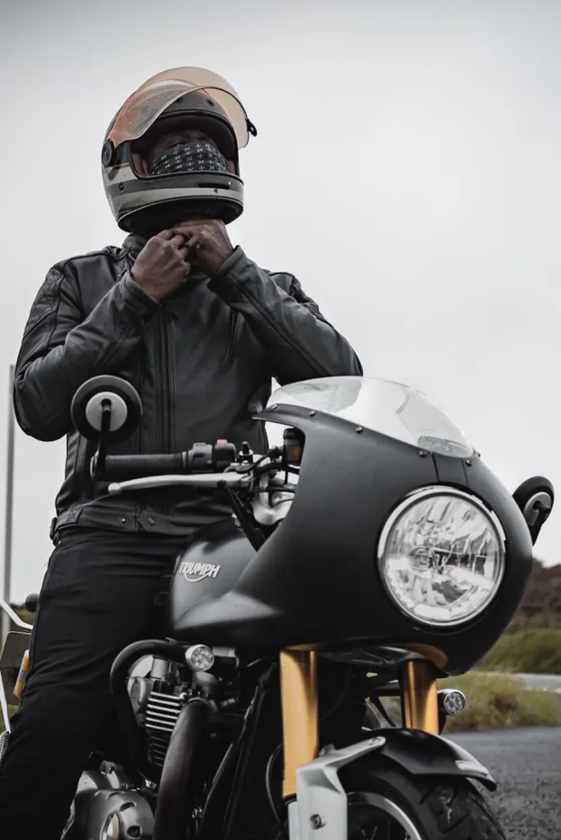 Pando Moto Twin Leather Jacket Review - Road Tested over 620 miles: Looks and Excellent Performance 7 Nate Kwarteng - Pando Moto Twin Leather jacket review