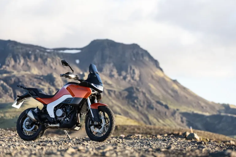 Norton Atlas Iceland Mountainous backdrop