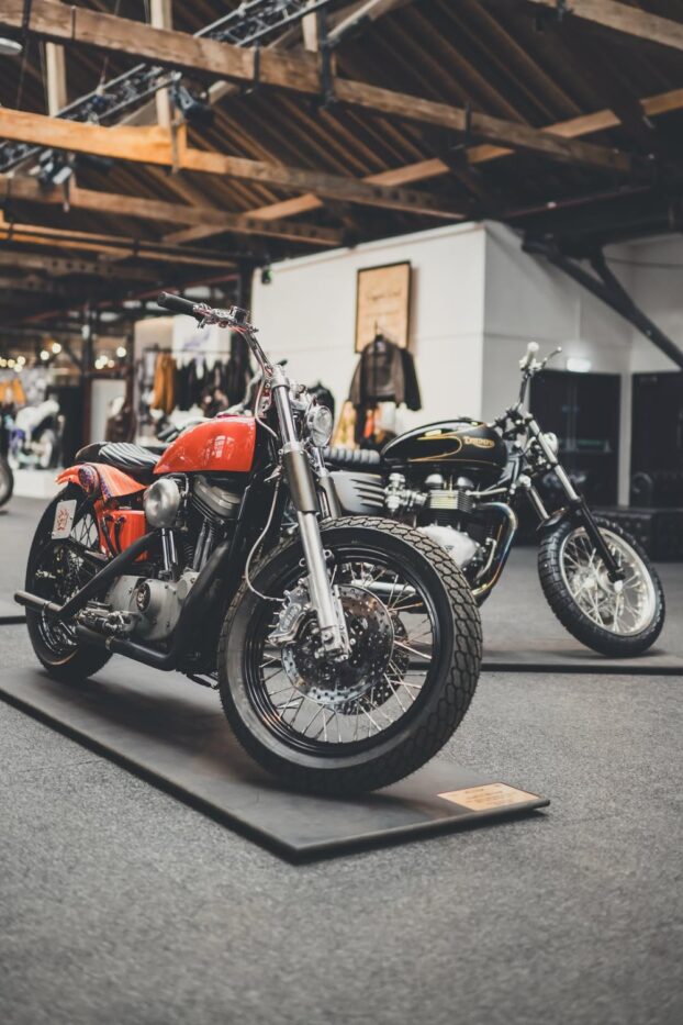Workshop Spotlight: Restrained & Refined Dirty Cats Motorcycles, London 5 Dirty Cats Motorcycles - Harley-Davidson Customs at the Bike Shed Show London Pin