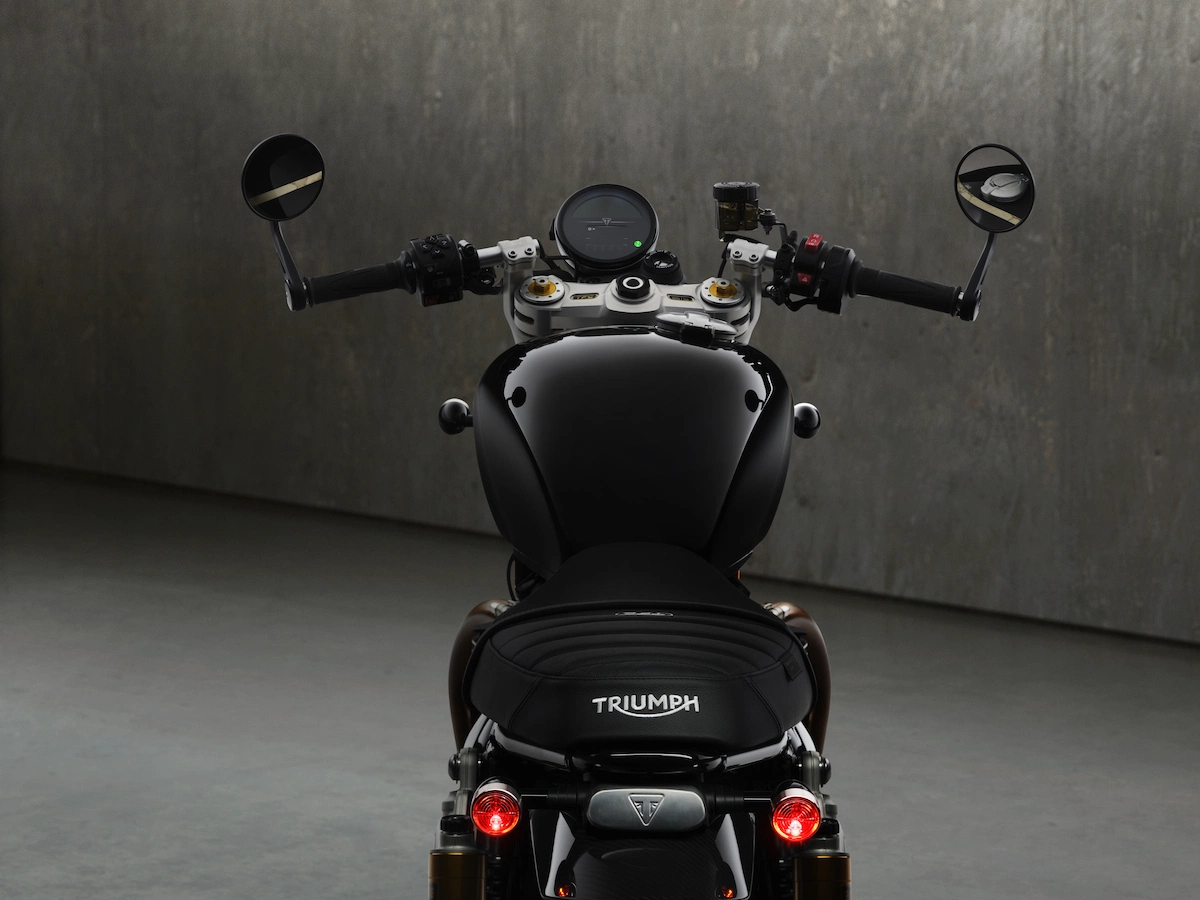 Bought Not Built: Speed Twin TFC - Triumph's Fifth Factory Custom 19 Cockpit view of TFC Speed Twin