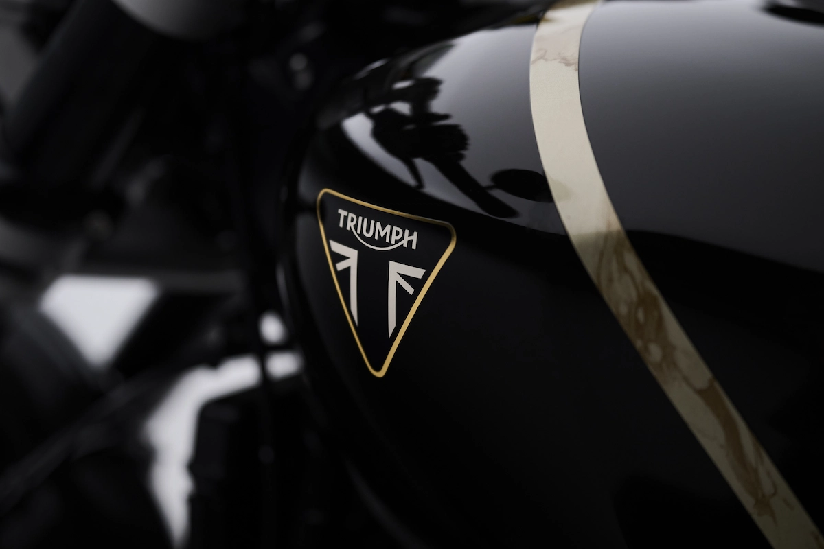 Bought Not Built: Speed Twin TFC - Triumph's Fifth Factory Custom 11 TFC Triangle Tank Badge