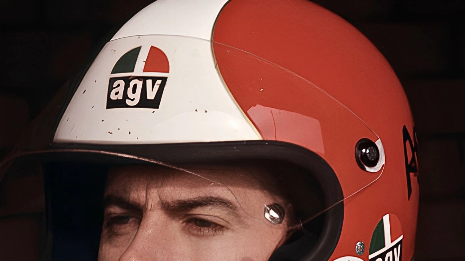 How a Grand Prix World Champion Helped Make Full-Face Motorcycle Helmets the Norm 25 1975 Giacomo Agostini wearing the original AGV X3000
